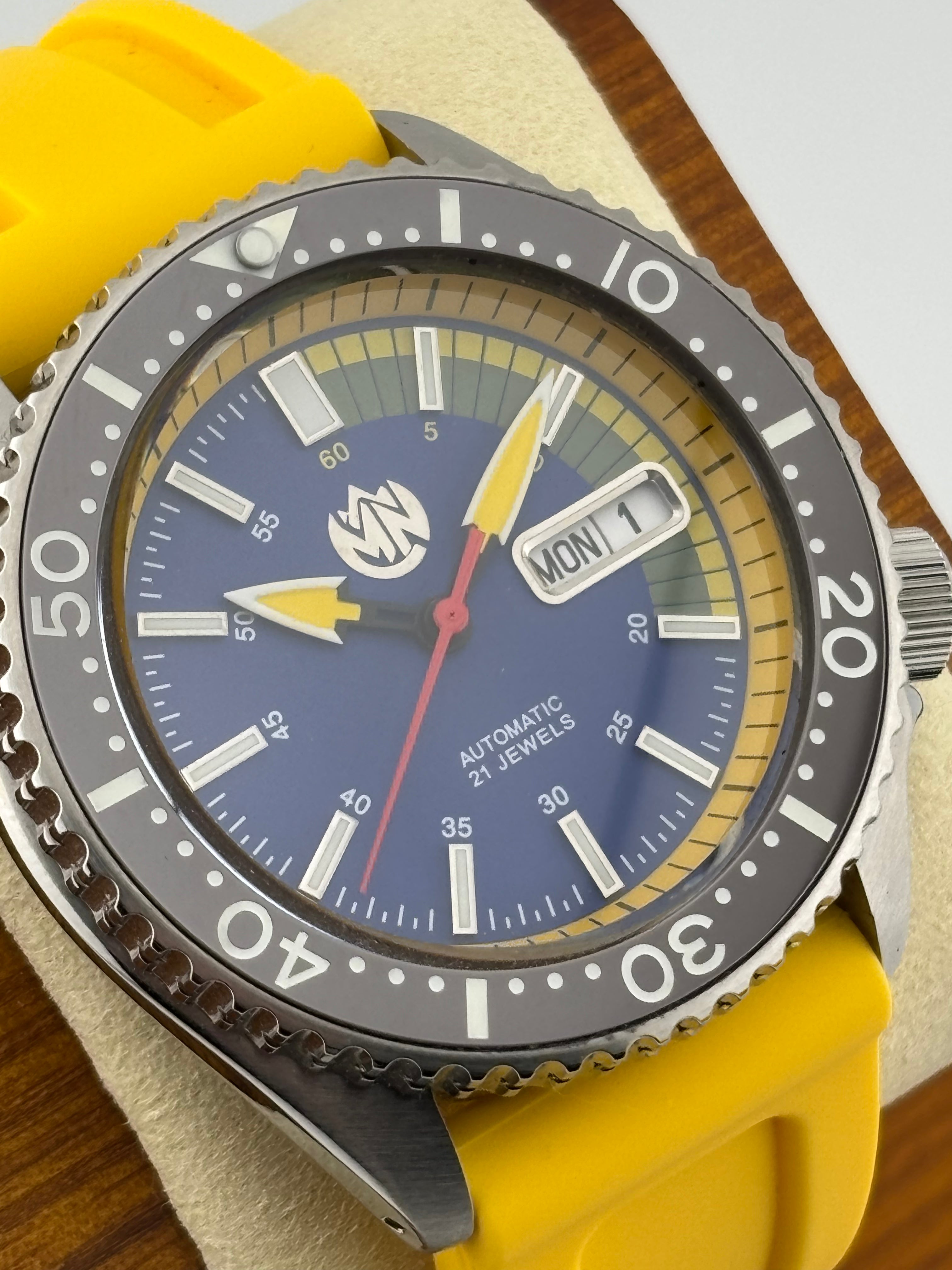 Blue & Grey Day Date (Diver)